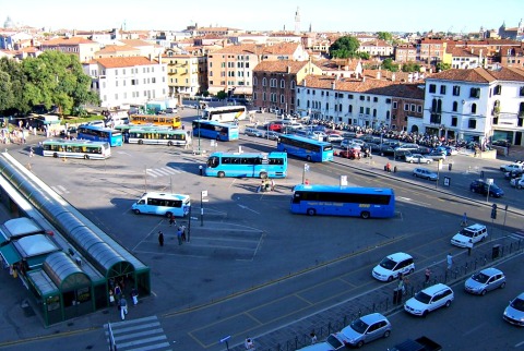 Piazzale Roma Parkeren Venetie