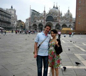 Op het San Marcoplein voor de eerste keer