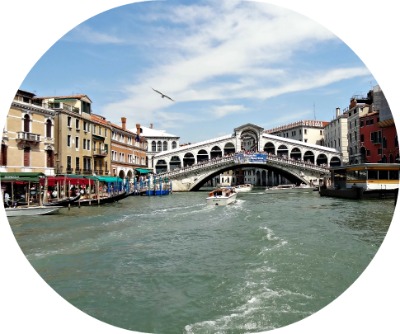 Bezienswaardigheden in Venetië - Rialto Brug Bezienswaardigheden in Venetië - Rialto Brug